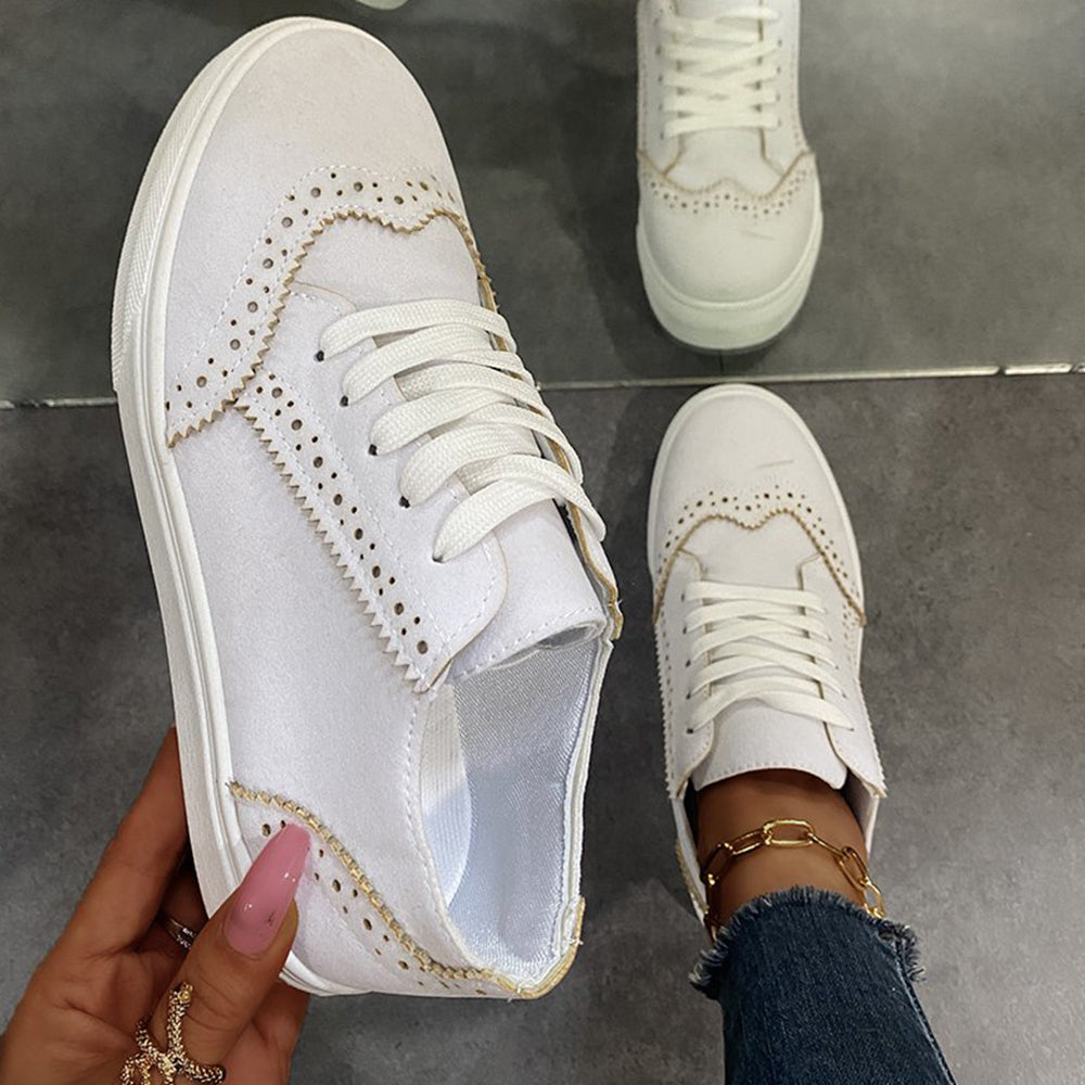 Damen-Sneaker im Wildleder-Look – Klassische Eleganz trifft auf sportlichen Komfort